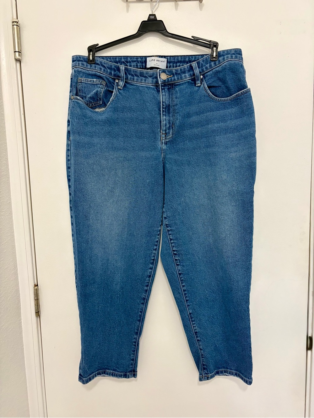 Lane Bryant Classic Blue Straight-Leg Jeans